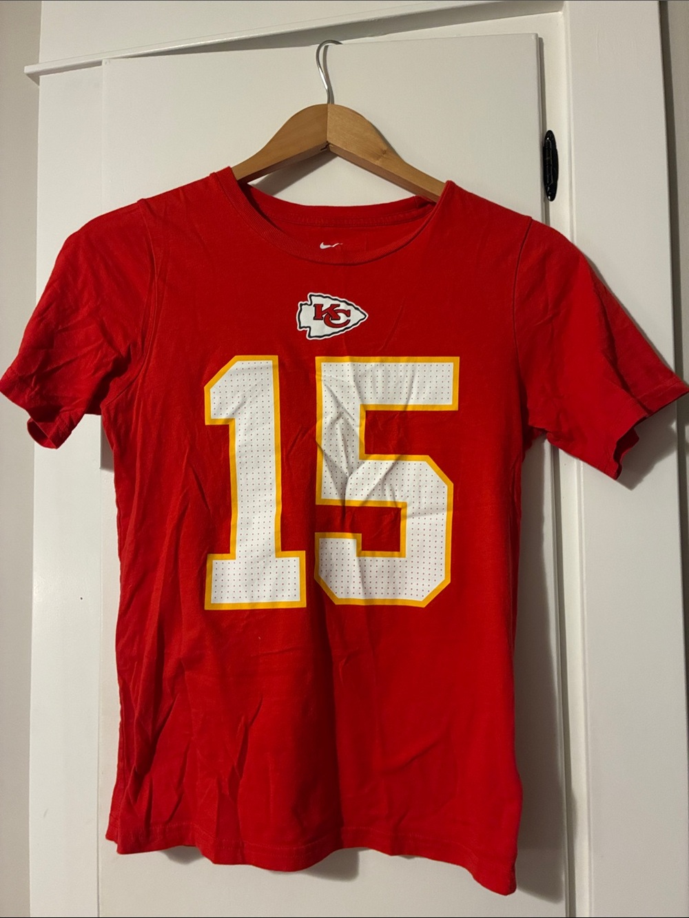 Nike Kids Red Kansas City Chiefs #15 Short Sleeve Tee
